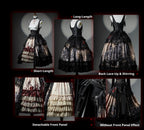 Heretic Nun - Halloween Gothic Lolita JSK Dress & Blouse Set - image 19