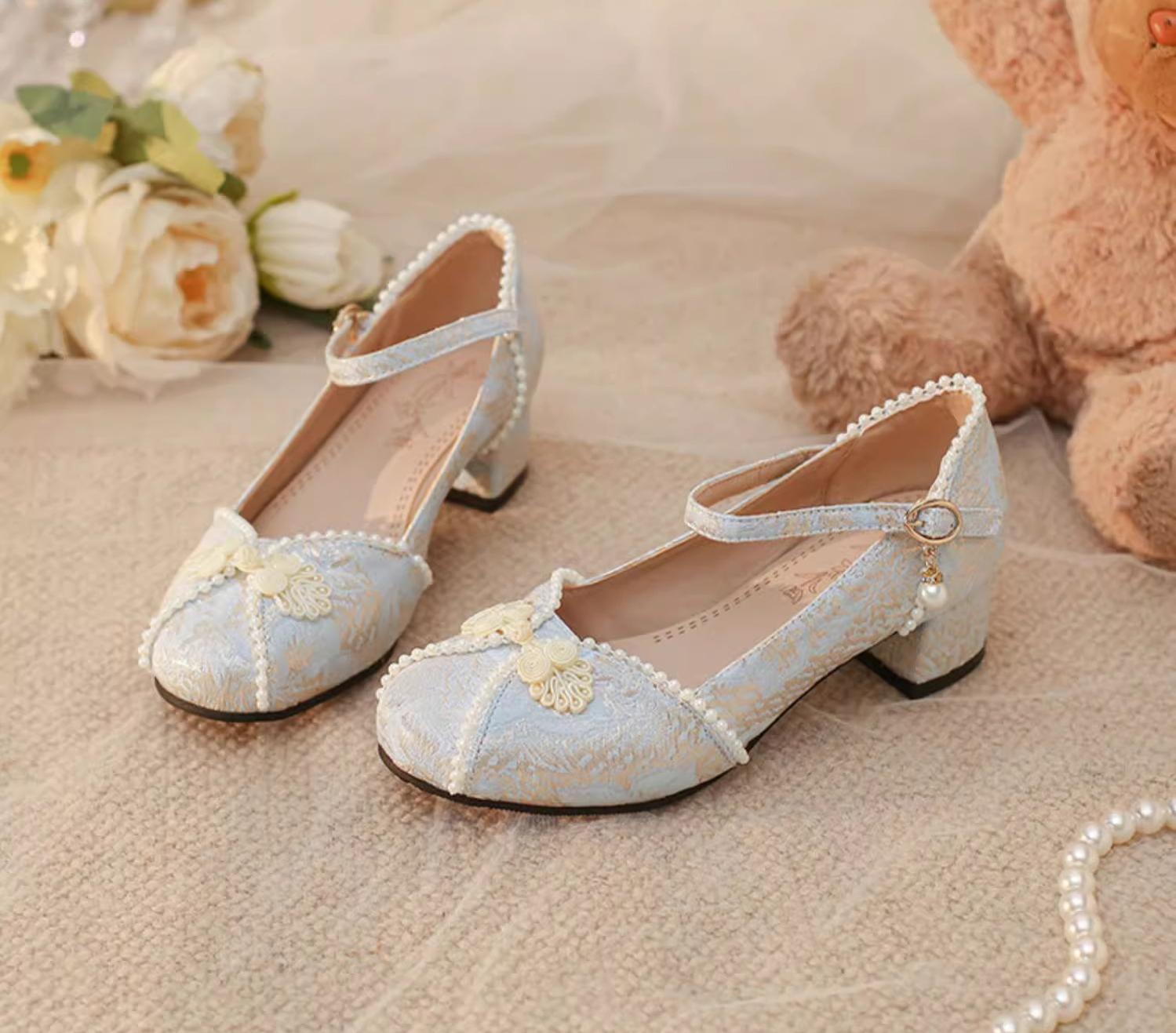 Huaiyu Yana Han Lolita Chunky Heel Shoes - image 7