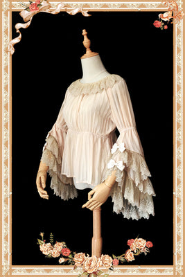 Party in Fairy Tale Town - Princess Sleeves Lolita Blouse - image 7
