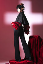 Black Day and Night Song Ouji Gothic Lolita Skirt and Blouse - image 9