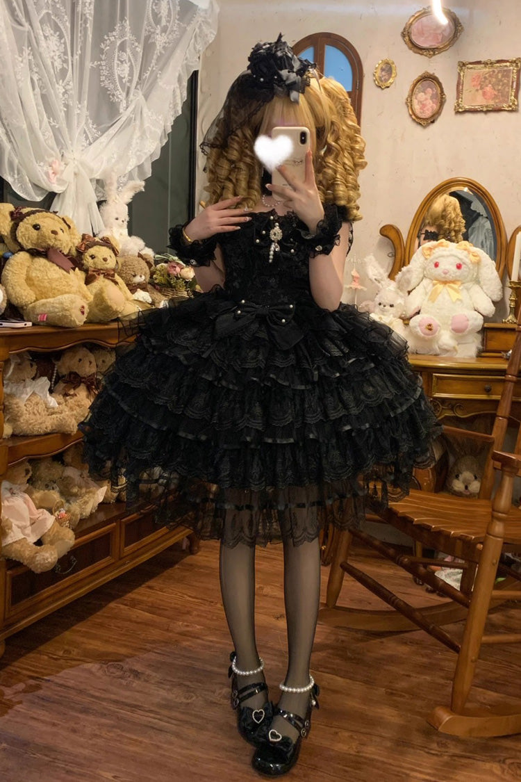 Ballad of Feathers Gothic Lolita JSK Dress - image 6