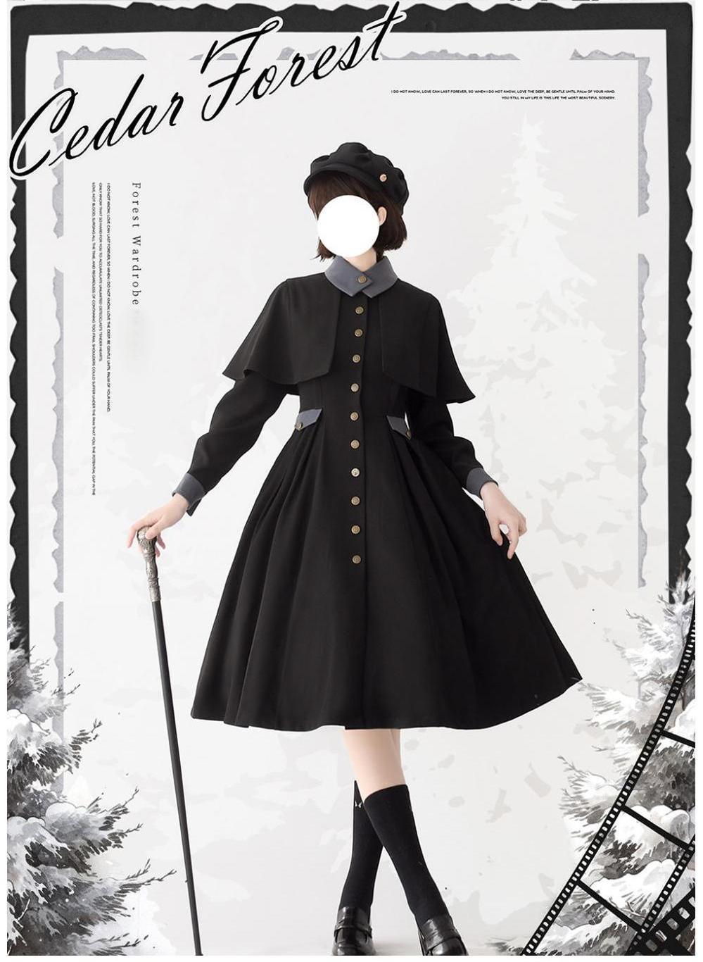 Classic Lolita Dress Forest Wardrobe Elegant Lolita Coat - image 16