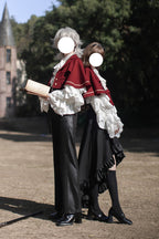 Black Day and Night Song Ouji Gothic Lolita Skirt and Blouse - image 17