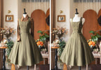 Foggy Forest - Elegant Lolita A-line JSK Dress, Side Pockets - image 22