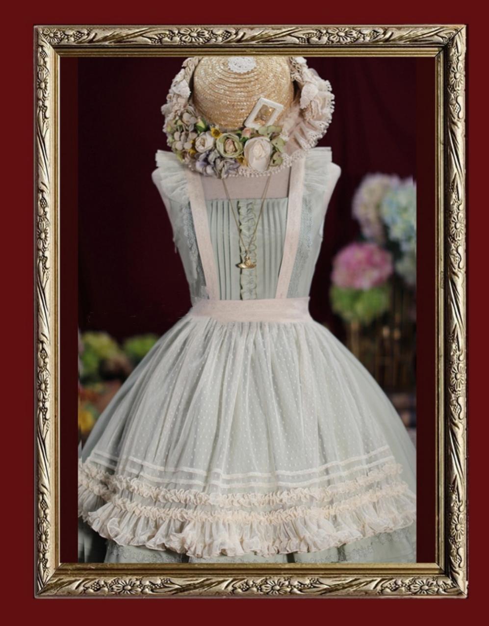 Nocturne Reminiscence - Elegant Lolita JSK Dress Multi-Wear Apron Dress Set - image 46