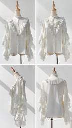 Night & Day Sonata Ouji Lolita Shirt and Pants Set - image 45