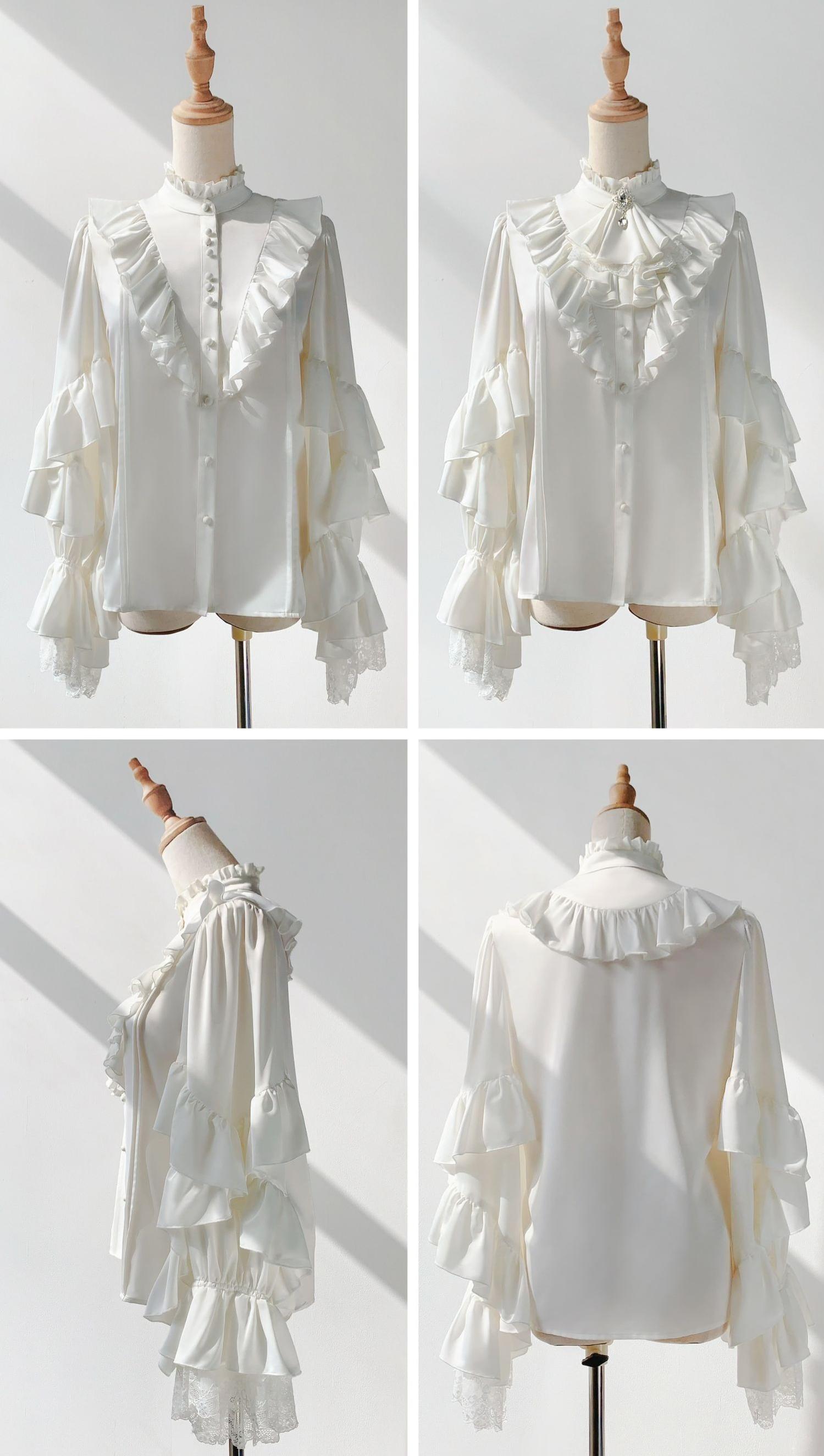 Night & Day Sonata Ouji Lolita Shirt and Pants Set - image 45