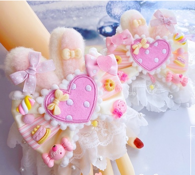 Sweet Lolita Lace Rabbit Ears Cuffs Multicolor - image 17
