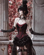 Duchess - Velvet Gothic Lolita Dress, Corset & Skirt - image 13