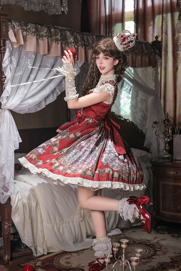 Mystery Bunny Classic Lolita JSK Dress Set - image 10