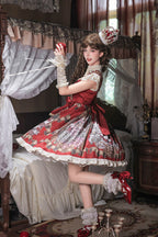 Mystery Bunny Classic Lolita JSK Dress Set - image 10