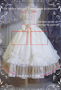 Fate Quartet Gothic Bridal Lolita JSK Dress - image 75