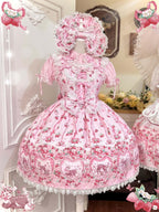 Deer Strawberry Garden Old School Lolita JSK Collection - image 8