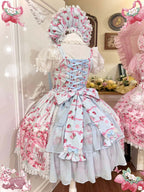 Deer Strawberry Garden Old School Lolita JSK Collection - image 4