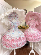 Deer Strawberry Garden Old School Lolita JSK Collection - image 15