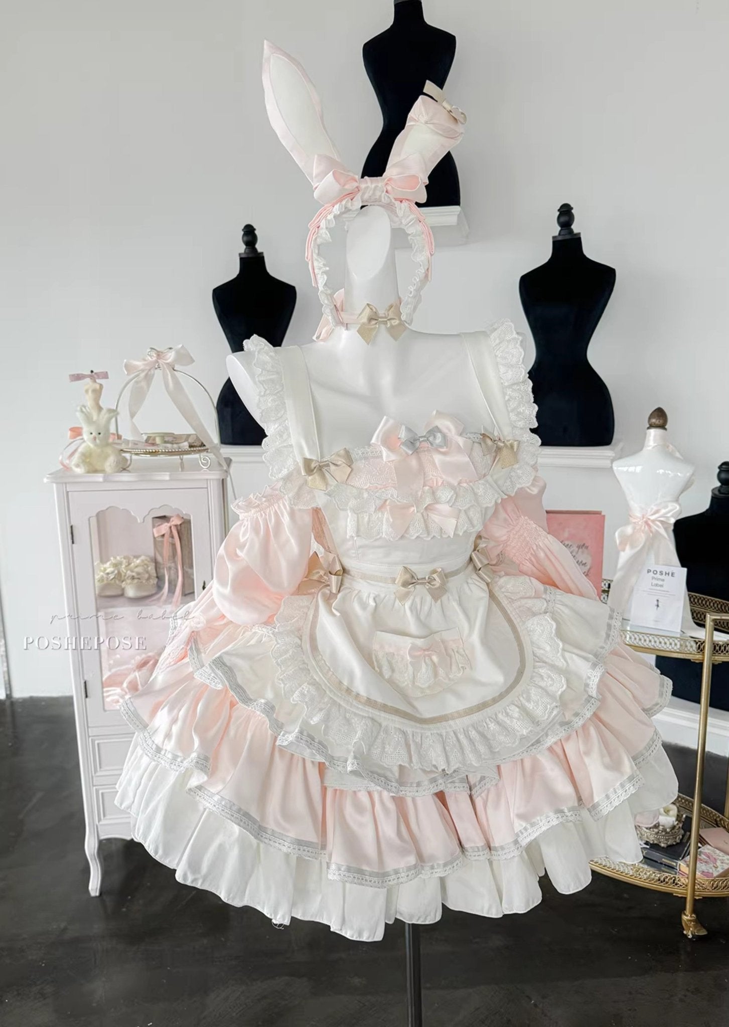 POSHEPOSE - Antique Maid Dress Set Bunny Collection - POSHEPOSE image 10