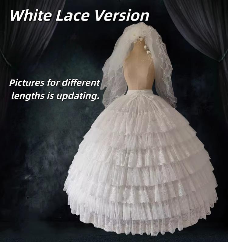 Wedding Lolita Extended Princess Petticoat Skirt - image 3