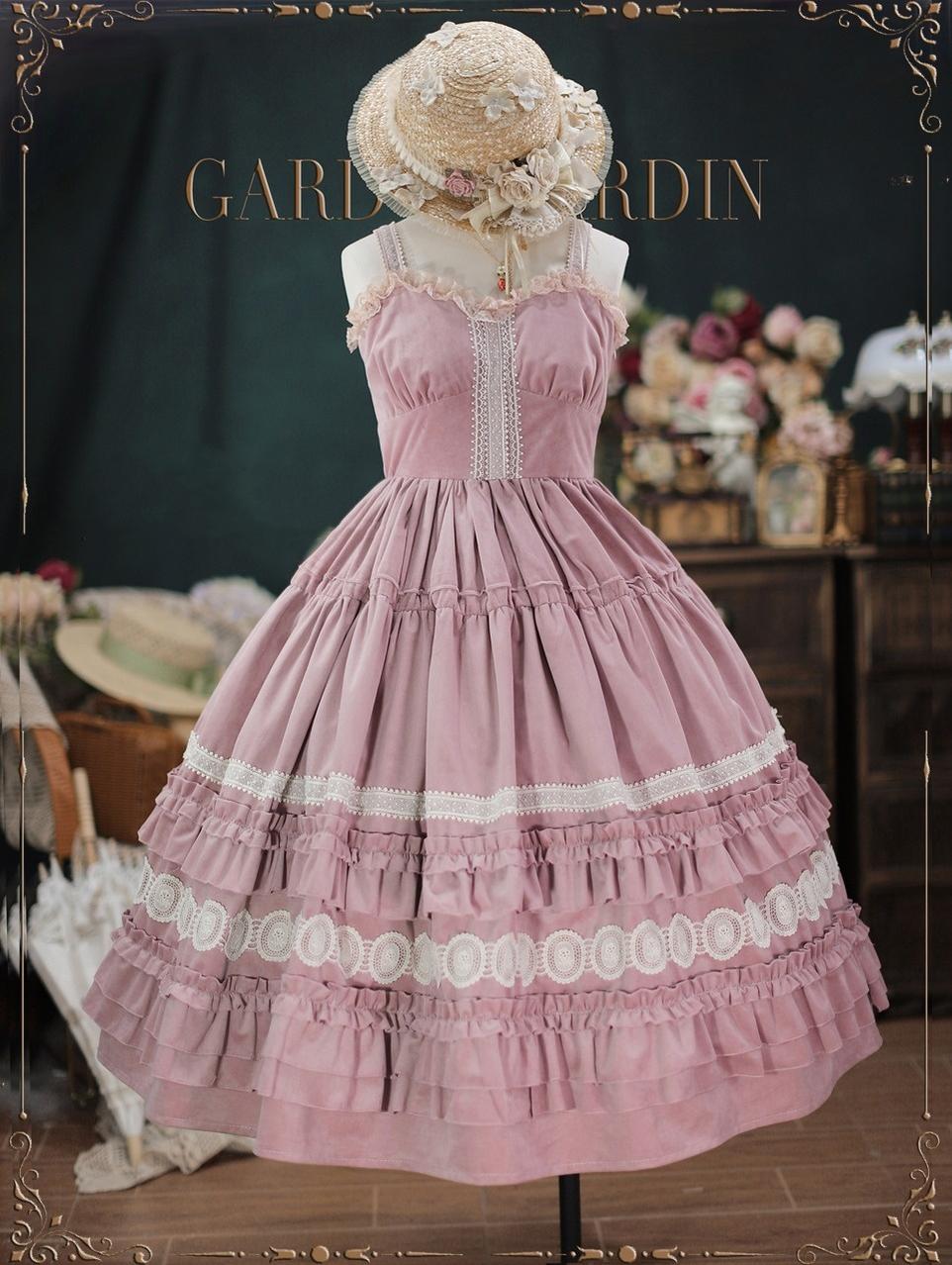 Elegant Chiffon Lolita Dress Silky Short Dream Bouquet JSK - image 12
