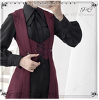 The Night Prelude Medieval Ouji Lolita Long Vest - image 12
