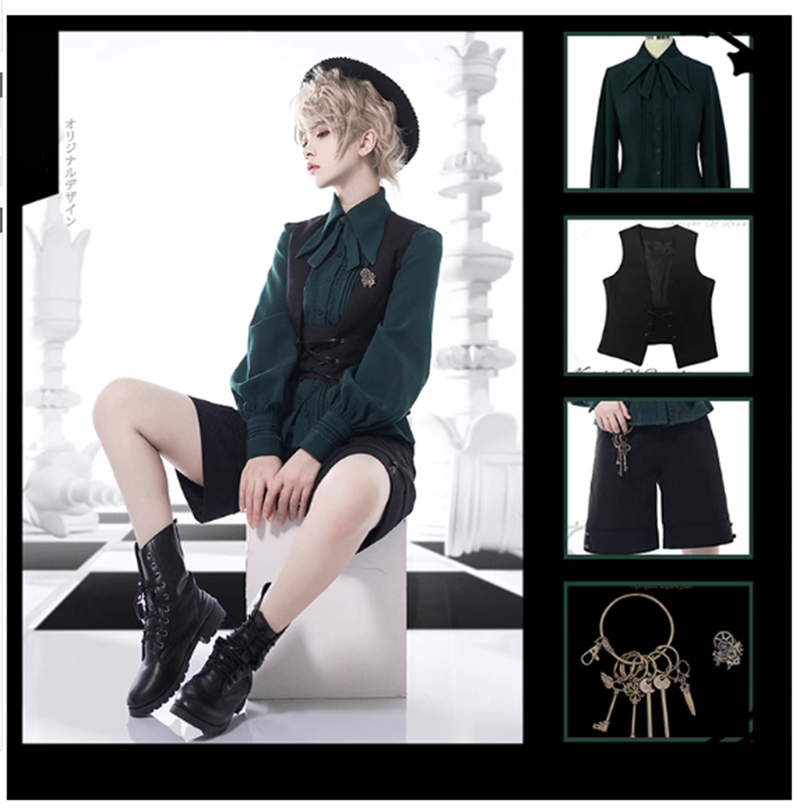 Almes - Ouji Lolita Waist Pendants - image 4