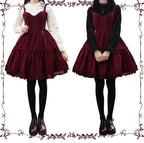 Garden Waltz 1.0 Burgundy Autumn Winter Lolita JSK - image 6