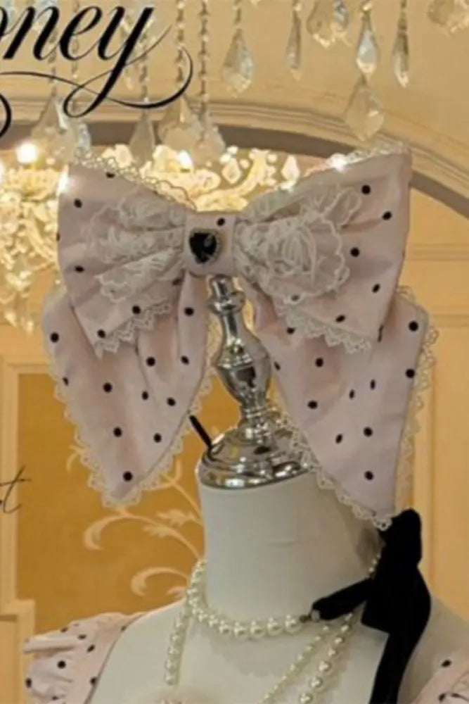 Polka Dot Retro Girly Jumper Skirt and Accessories - image 30