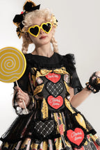 Doll Clinic Heart Patch Sweet Gothic Lolita JSK Dress - image 5