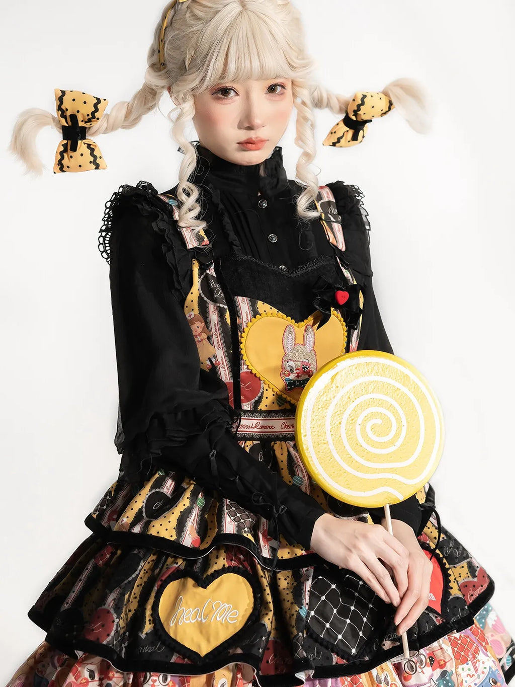 Doll Clinic Bunny Embroidery Sweet Gothic Lolita Suspender JSK - image 8