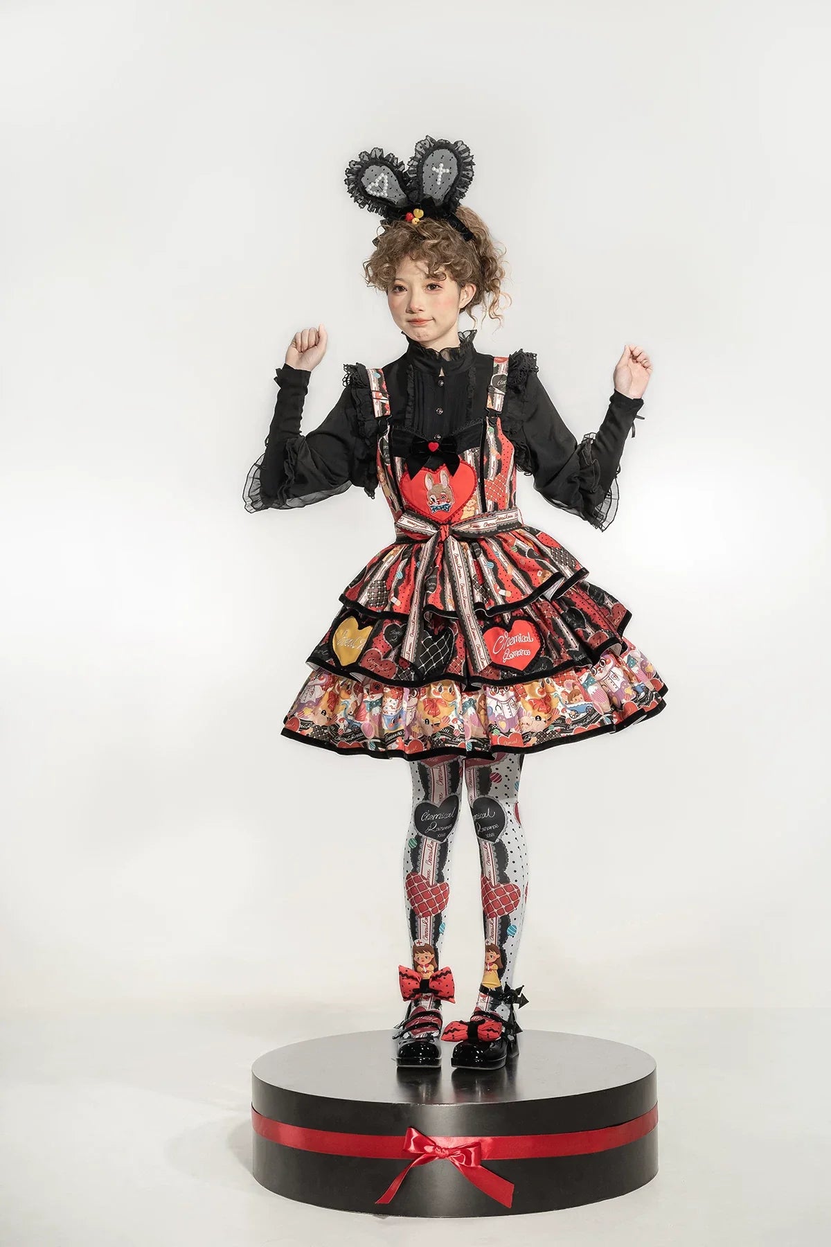 Doll Clinic Bunny Embroidery Sweet Gothic Lolita Suspender JSK - image 12