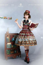 The Train to Fairy Tale Town Lolita JSK and OP Dress Collection - image 18