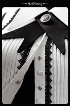 The Spiny Bones Gothic Lolita Blouse with Matching Neckbow - image 9