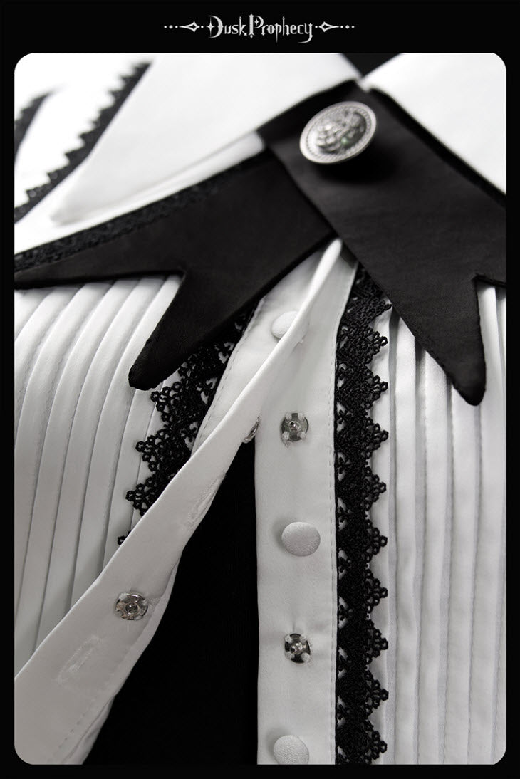 The Spiny Bones Gothic Lolita Blouse with Matching Neckbow - image 9