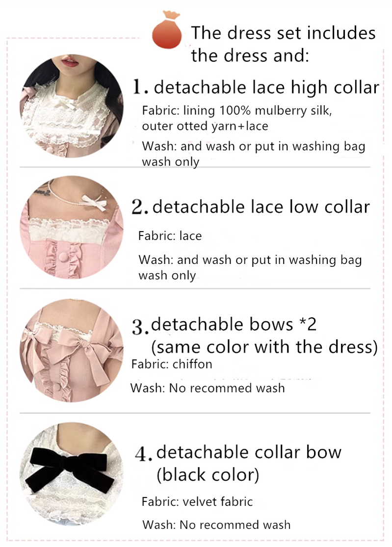 Long Version Elegant and Vintage Lolita OP and Accessories - image 32