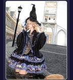 Astro Cat - Gothic Lolita OP Suit Witch Lolita Dress and Shawl - image 8