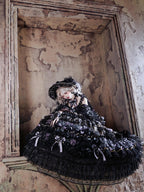 Black and Purple Floor-Length Hanayome Hime Lolita Dress - image 9