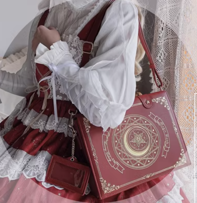 The Star-Moon Grimoire - Sweet Lolita Crossbody Bag - image 25