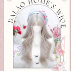 Moon Sinking - Elegant Lolita Long Curly Greige Wig - image 9