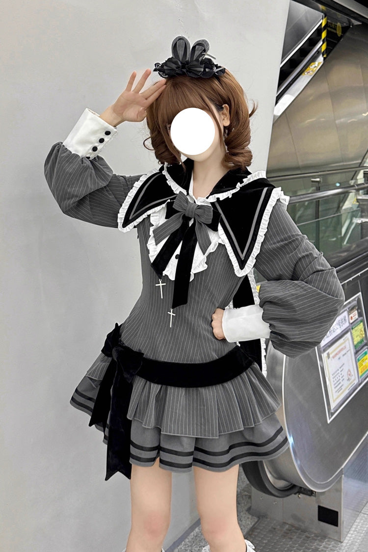 Bizarre Rabbit Opera - Gothic Lolita OP Dress in Black - image 10