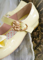 Hug Bear - Sweet Lolita Heel Shoes Bear Metal Buckle Bow Shoes - image 24