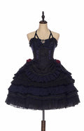 Ismailia - Gothic Lolita JSK Dress, Lace & Rose and Accessories - image 4
