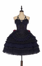 Ismailia - Gothic Lolita JSK Dress, Lace & Rose and Accessories - image 4