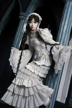 Bionic Doll - Gothic Lolita Fishtail Skirt & Corset Full Set - image 5