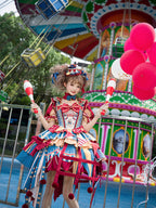 Bunny Circus Embroidery - Sweet Lolita JSK Dress and Detachable Puff Sleeves - image 16