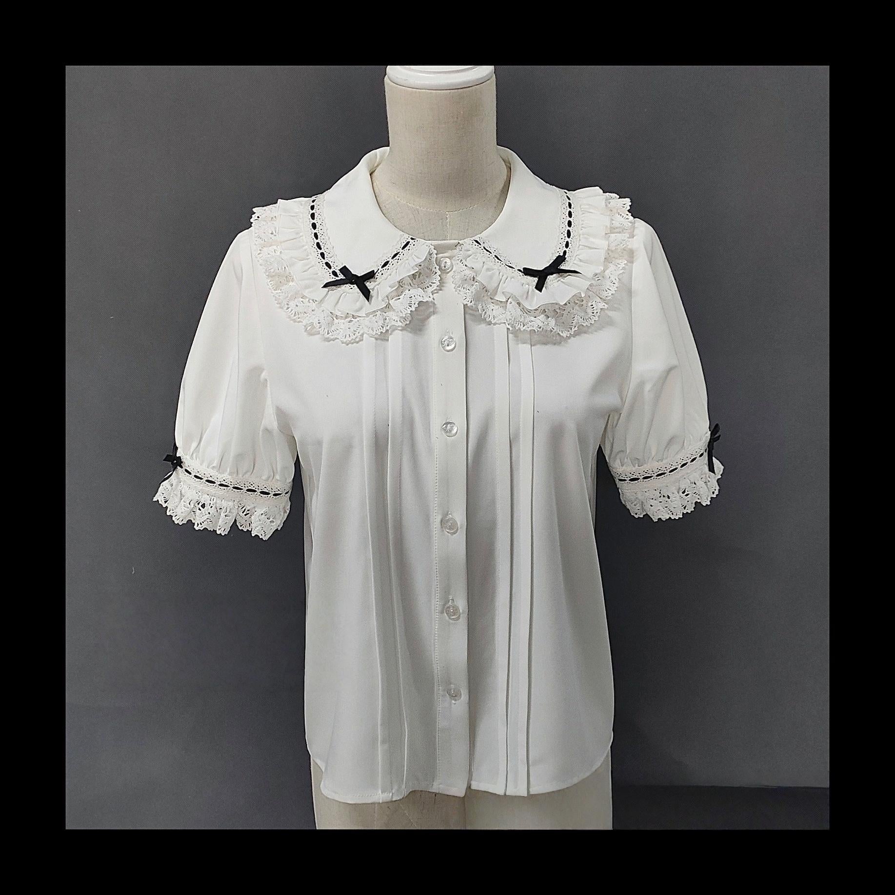 Peter Pan Collar Kawaii Lolita Blouse - image 1