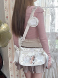 Five-color Bow Accents Balletcore Ita Crossbody Bag - image 1