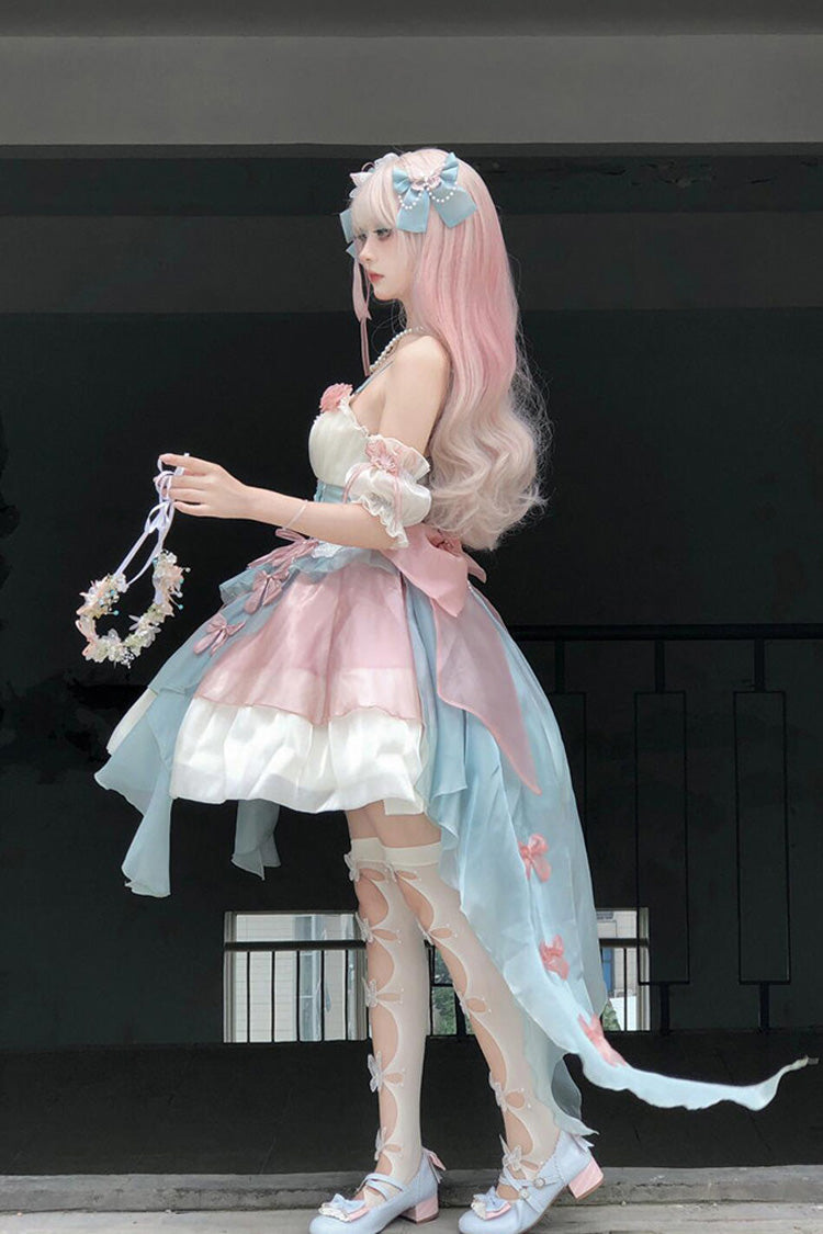 Camellia Covenant - Sweet Lolita Halterneck JSK Dress - image 9