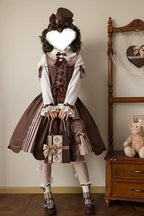 Teddy Chocolate Bar Classic Lolita JSK, Skirt and Coat Collection - image 7