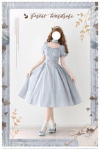 Chantilly Forest - Classic Lolita OP Dress With Square Neck & Underskirt - image 37
