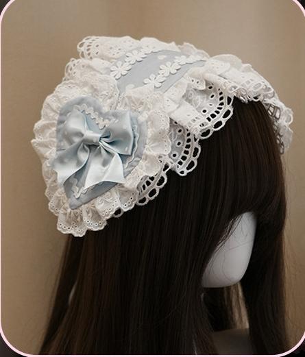Maiden's Heart Knot - Old School Lolita BNT, Hairband, Cuffs and Hairclip Collection - image 7
