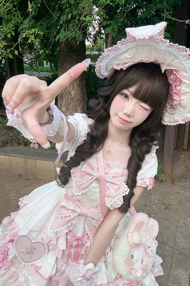 Roman Curls Long Sweet Lolita Wig in Brown - image 4